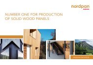 NUMBER ONE FOR PRODUCTION OF SOLID ... - Nordpan - Rubner