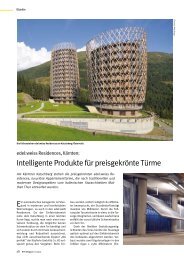 Intelligente Produkte für preisgekrönte Türme - rts-magazin.de