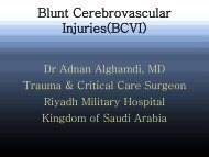 Blunt Cerebrovascular Injuries(BCVI) - RM Solutions