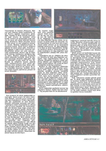 Amiga Dunyasi - Sayi 31 (Aralik 1992).pdf - Retro Dergi