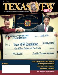 Texas VFW Receives $1,000,000 Grant Instilling True Comradship ...