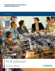 Teamcenter's unified - Siemens PLM Software