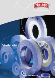 Schleifscheiben - THELEICO Schleiftechnik GmbH & Co. KG