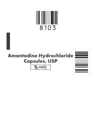 Amantadine Hydrochloride Capsules, USP - Upsher-Smith