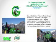 11. Oldtimer Traktor WM am Großglockner 1. Musi Festival ...