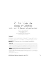 Conflicto y violencia escolar en Colombia - Universidad de San ...
