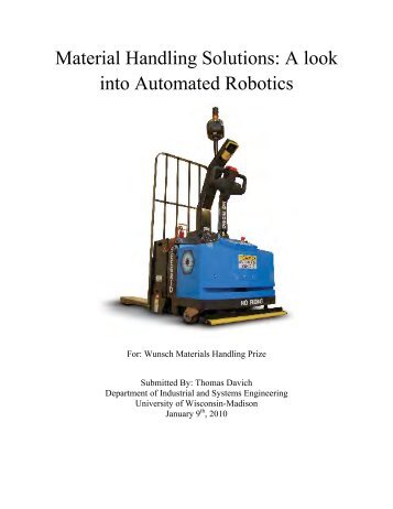 Material Handling Solutions: A look into Automated Robotics