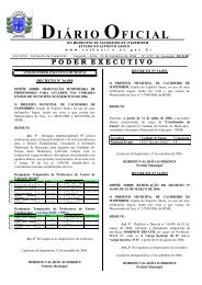 Diário Oficial nº 2.757 - 25 de setembro (Segunda-feira) - 53Kb