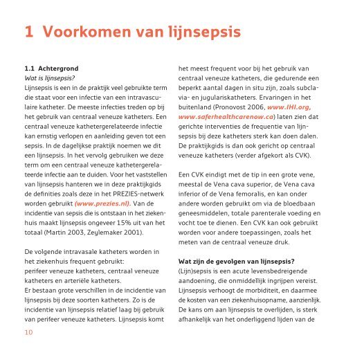 Download de praktijkgids Sepsis - VMS