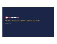 PTC 2011: An Overview of DTH Satellite in Asia Pacific