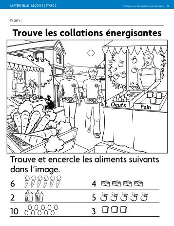 Trouve les collations Ã©nergisantes - Teach Nutrition