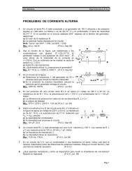 PROBLEMAS DE CORRIENTE ALTERNA