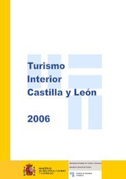 Informe de turismo interior. AÃ±o 2006. Castilla y LeÃ³n. - Instituto de ...