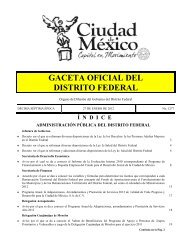 gaceta oficial del distrito federal - DelegaciÃ³n Venustiano Carranza