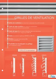 GRILLES DE VENTILATION - Tellier