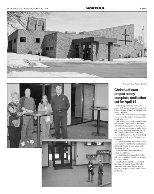 GLENCOE - The McLeod County Chronicle