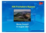 A96 Fochabers Bypass - The Moray Council