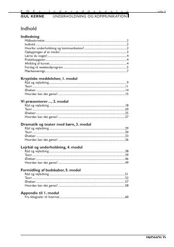 Gul Kerne - underholdning og kommunikation - Leder - FDF