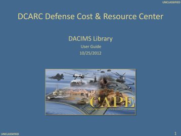 DACIMS User Guide - dcarc