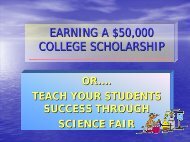 earning a $40000 college scholarship - the Science Home Page