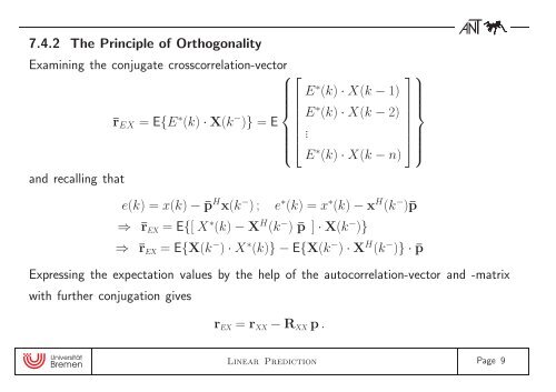 Digital Signal Processing Chapter 7: Parametric Spectrum Estimation