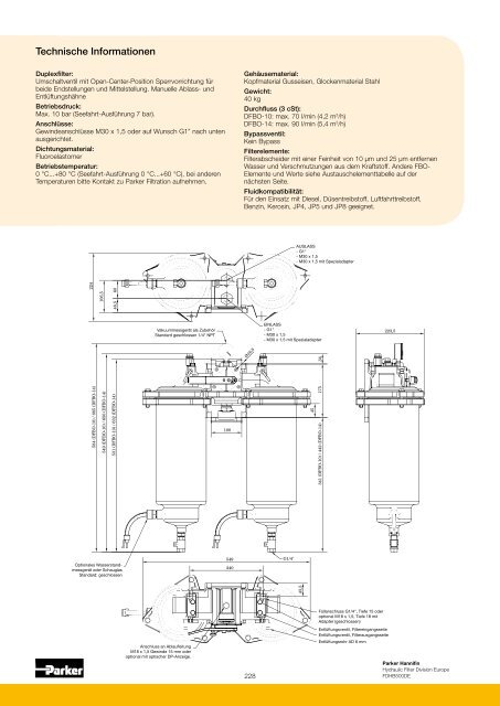 Hydraulik + Heavy Duty Filtration & Condition Monitoring