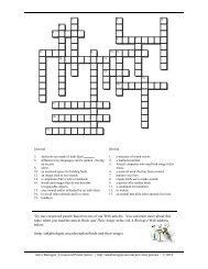 Crossword (PDF) - Ask A Biologist