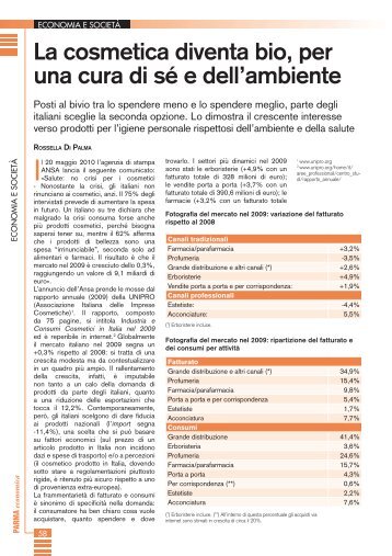 La cosmetica diventa bio, per una cura di sÃ© e dell'ambiente