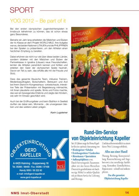 jahresbericht 2011/2012 (pdf) - HS Imst Oberstadt