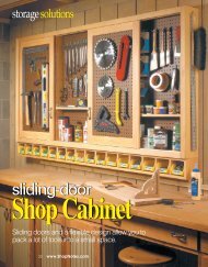 Sliding-Door Shop Cabinet - ShopNotes