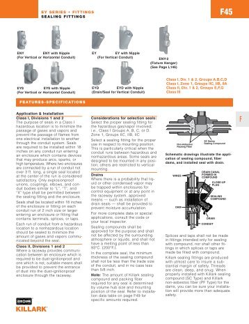 EY SERIES â¢ FITTINGS SEALING FITTINGS ... - EMI Supply, Inc