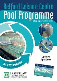 Retford Leisure Centre - Bassetlaw District Council