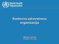 Svetovna zdravstvena organizacija - IVZ RS