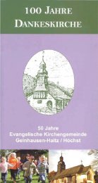 100 JAHRE DANKESKIRCHE