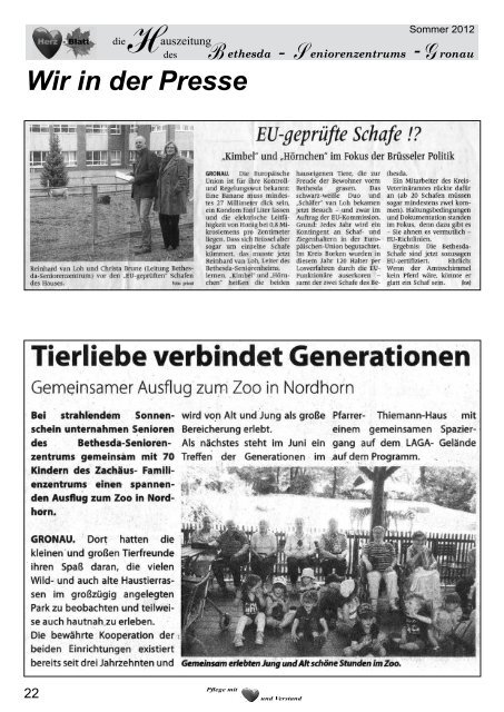 Hdes Bethesda - Seniorenzentrums -Gronau