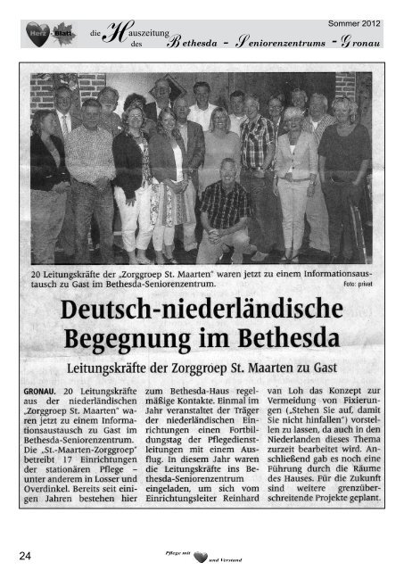 Hdes Bethesda - Seniorenzentrums -Gronau