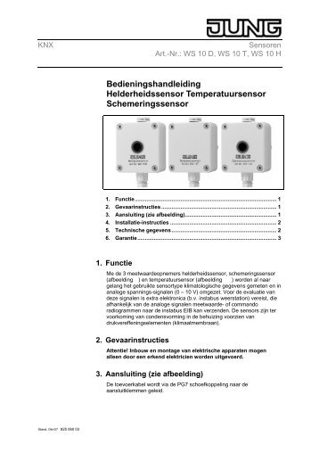 Bedienings handleiding (Nederlands) - InstaWeb online EIB/KNX ...