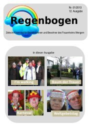 Regenbogen - Frauenheim Wengern