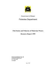 Fisheries Department - The Cichlid Fishes of Lake Malawi, Africa