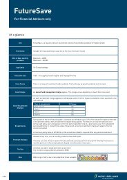 FutureSave at a glance - New Ireland Assurance