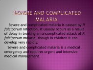 what is Severe and Complicated Malaria?