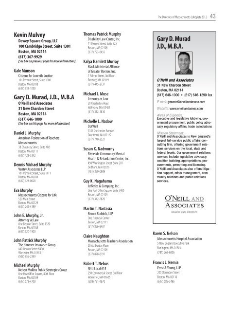 Legal Matters - Massachusetts Lawyers Weekly