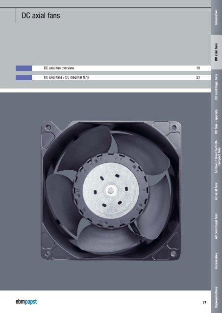 DC axial fans 2011 [PDF] - ebm-papst