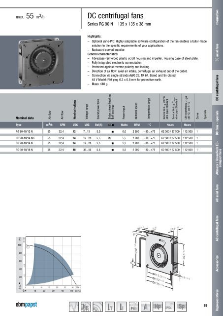 DC axial fans 2011 [PDF] - ebm-papst