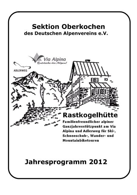 September 2012 - Deutscher Alpenverein e.V. Sektion Oberkochen