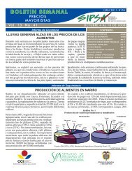 BOLETIN SEMANAL - Agronet