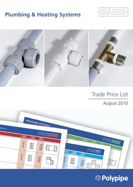 Trade Price List - Polypipe