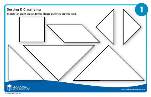 LER 0416 Classpack Tangrams - Learning Resources