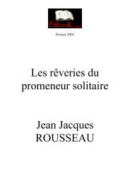 Les rÃªveries du promeneur solitaire Jean Jacques ... - Pitbook.com