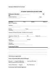 Download the Student Services Sample Referral Forms - Ministry of ...